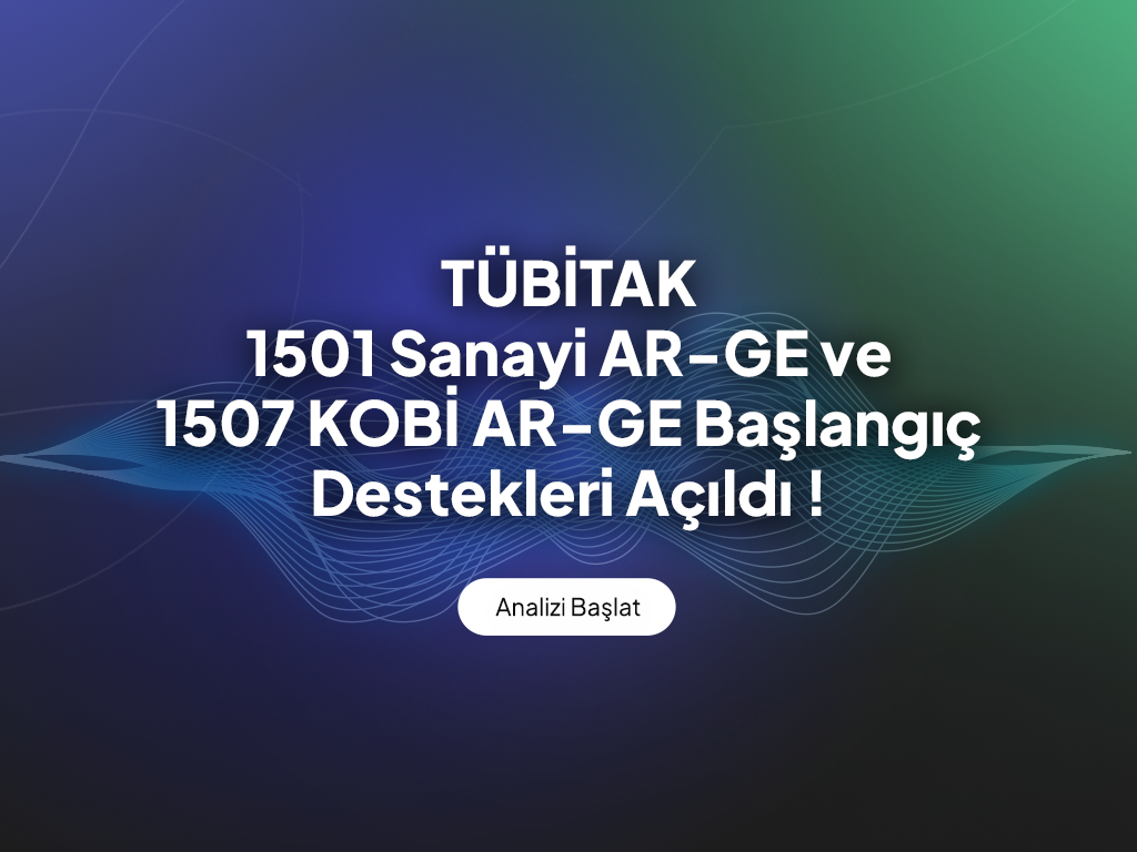 TÜBİTAK 1501 - 1507